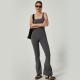 TK's hot-selling, back-enhancing, quick-drying, seamless yoga jumpsuit with a high-stretch, hip-lifting, outdoor fitness flared design