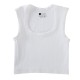 New Amazon large square-neck ribbed yoga vest, quick-drying, versatile for running.