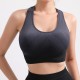 Yoga Vest with Gradient Shockproof Breathable Running Back-Stretching Push-Up Bra Top for Women