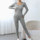 New European and American seamless yoga bodysuits, tight-fitting dance and fitness bodysuits for women, yoga pants.