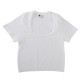 Best-selling cross-border T-shirt, Amazon large square-neck yoga short-sleeved tights for autumn.