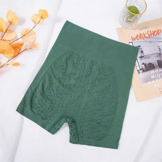 Cross-border yoga shorts, tummy-control peach-shaped, hip-lifting, stretchy, high-waisted running shorts for women.
