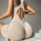 Sample #cross-border ribbed tight yoga jumpsuit, sexy seamless, high-stretch sportswear. Suit