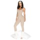 Best-selling cross-border seamless, high-elastic, ribbed yoga jumpsuit for women, waist-lifting, and hip-enhancing fitness jumpsuit for women, suitable for outdoor wear