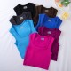 New Amazon large square-neck ribbed yoga vest, quick-drying, versatile for running.