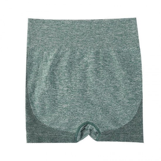 Cross-border smiley face shorts, high-waisted, quick-drying, seamless, tight, butt-lifting, three-quarter fitness pants, sports yoga shorts.