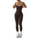 European and American hot-selling contrasting color suspenders for outdoor sports, sleeveless, quick-drying, ribbed, tight-fitting yoga suit.