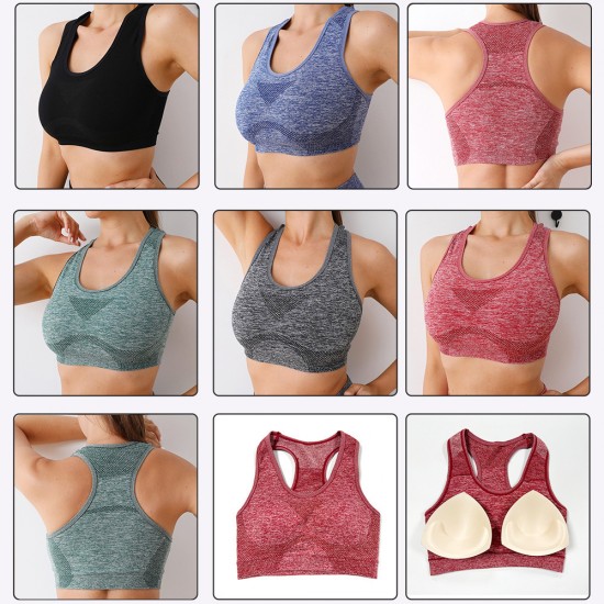 Cross-border Yoga Wear, Peach-Shaped, High-Waisted, Breathable, Elastic, Hip-Performing, Fitness Tank Top, Two-Piece Set