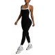 New cross-border contrast color yoga bodysuit, tights, quick-drying, and luxurious autumn/winter yoga wear for women.