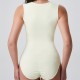Customized cross-border best-selling seamless bodysuit with a square neck, waist, and hip lift, versatile body-slimming yoga pants.
