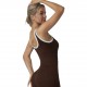 European and American contrasting color, sexy U-back yoga bodysuit, shorts, with padded waist vest, fitness and fitness bodysuit.