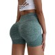 Yoga shorts, high-waisted, tummy-controlling, elastic, anti-exposure, quick-drying workout pants for women.
