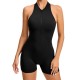 Spring and summer outdoor Pilates jumpsuit, sexy, back-lifting, quick-drying, hip-enhancing fitness yoga jumpsuit for women