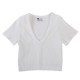 New cross-border V-neck T-shirt, Amazon yoga short-sleeved tights for spring/summer.