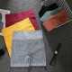 Bubble Devil high-waisted, tight, tummy-control peach-shaped, hip-lifting, stretchy, outdoor running shorts for women.