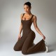 Spring and summer outerwear jumpsuits for women, contrasting straps, sexy, back-enhancing, quick-drying, hip-lifting, fitness yoga bodysuits.