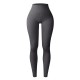 Cross-border sports and seamless, export-oriented European and American high-waisted, peach hip striped cropped fitness pants for women