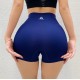 Slimming high-waisted yoga pants, tummy-controlling tights, quick-drying running stretch peach hip-lifting fitness yoga shorts for women.