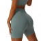 Cross-border European and American High-Stretch, Hip-Performing, Peach-Shaped, Seamless Fitness Bodysuit for Women