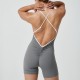 YEOREO women's yoga bodysuit, backless, one-piece, Pilates, and exercise bodysuit.