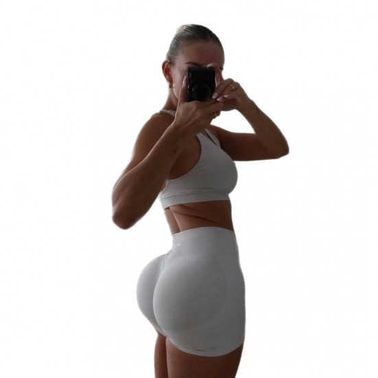 Beautiful back, bust-enhancing spaghetti straps, sexy push-up yoga dance bra, fitness running bra, can be worn as outerwear.