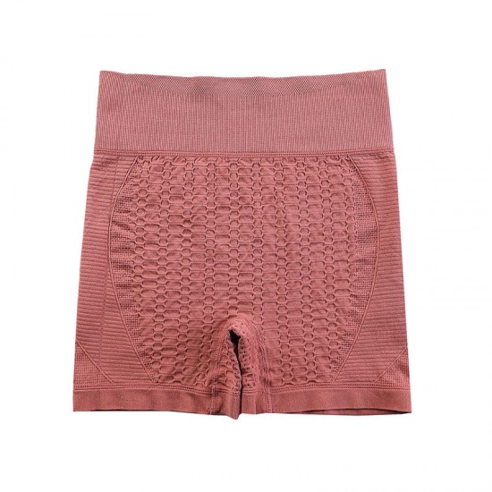 Bubble Devil high-waisted, tight, tummy-control peach-shaped, hip-lifting, stretchy, outdoor running shorts for women.