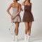 New cross-border, high-stretch, quick-drying, slim-fitting tennis dress, a two-piece, golf, backless, and yoga shorts