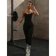 European and American autumn and winter tight yoga bodysuits, back-enhancing, quick-drying, hip-lifting, fitness yoga bodysuits, pilate.