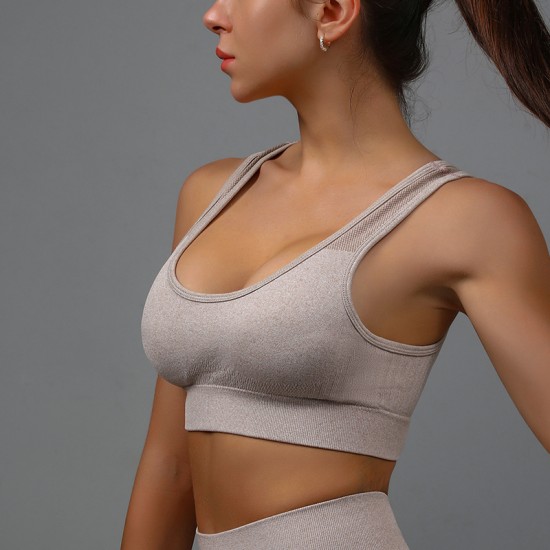 European and American Yoga Sets, Yoga Sports Bras for Women, Fitness Vests for Running, Yoga Shorts Sets