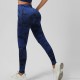 Seamless tie-dye yoga bodysuit, beautiful back, sports bra, high-waisted, peach-butt lift, fitness and fitness leggings for women.