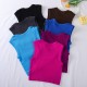 New Amazon large square-neck ribbed yoga vest, quick-drying, versatile for running.