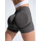 New V-waist peach lift shorts, seamless yoga pants, fitness pants, running and fitness shorts for women.