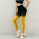Yoga pants, thin, high-waisted, hip-lifting, peach-hip gradient, tight, running training fitness pants for women