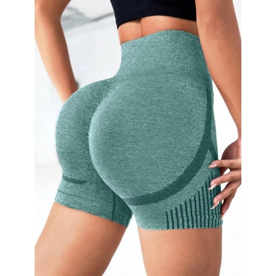 New cross-border yoga shorts, high-waisted hip-lifting yoga pants, running workout pants, yoga shorts, sportswear.