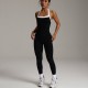 New cross-border contrast color yoga bodysuit, tights, quick-drying, and luxurious autumn/winter yoga wear for women.