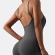 Classic cross-border patchwork suspender yoga bodysuit, outdoor running, and fitness wear for women.