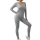 New European and American seamless yoga bodysuits, tight-fitting dance and fitness bodysuits for women, yoga pants.