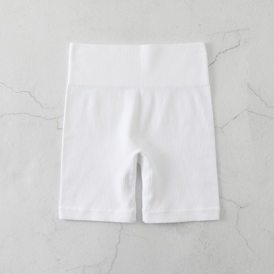 Amazon Basics ribbed three-quarter pants, high-waisted slimming yoga shorts, running pants.