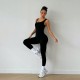 Cross-border European and American tight-fitting bodysuit for women, perfect for backs, high-stretch, one-piece yoga suit for outdoor wear.
