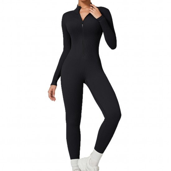 Wow & Amazon cross-border quick-drying sports suit for women, tight dance and fitness yoga jumpsuit.