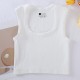 New Amazon large square-neck ribbed yoga vest, quick-drying, versatile for running.